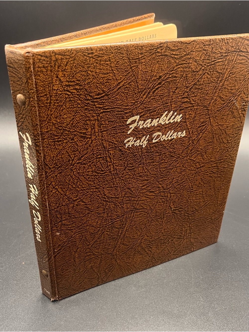 Vintage Dansco Coin Album #7165 Franklin Half Dollars 1948-1963